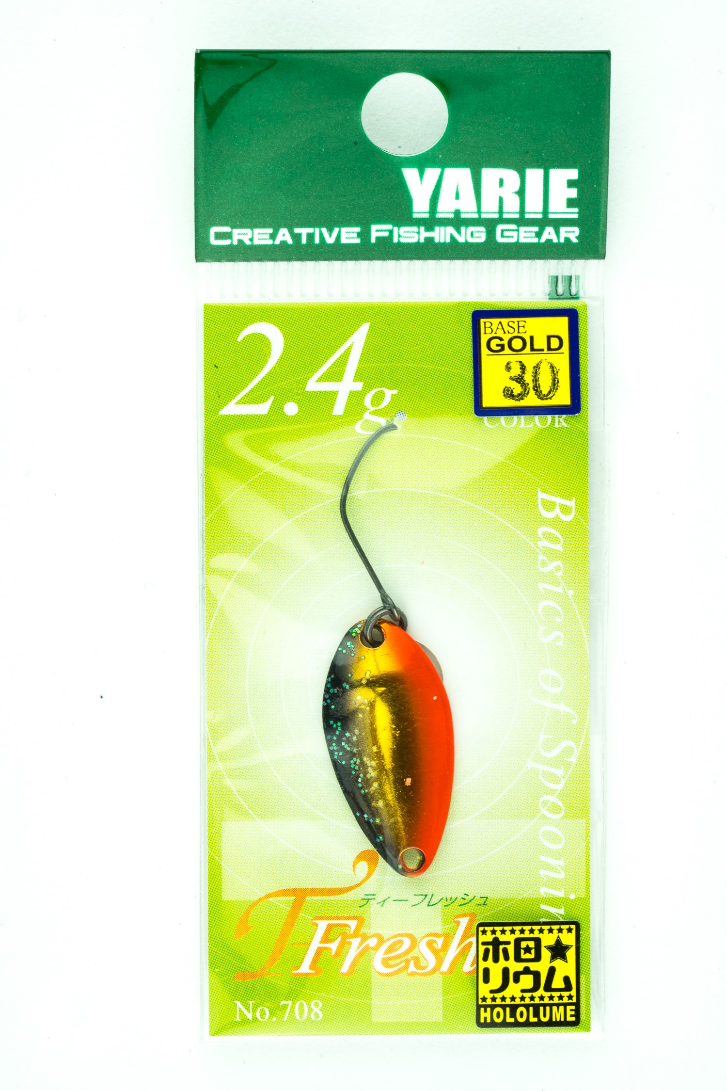 Yarie T-SPOON Bros Basic & Gradation Spark 1.4 g Assorted Colors Trout Spoon 