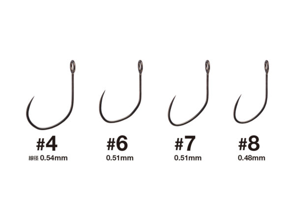 Varivas Canvas Hook sizes