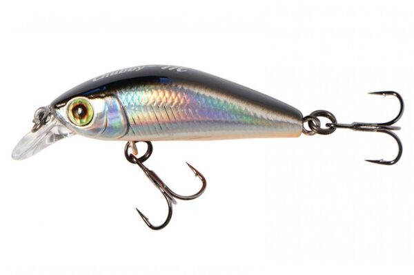 Jackall Chubby Minnow 35 Laser Silver and Black